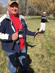 Jeff Grieves fly fishes at WSC