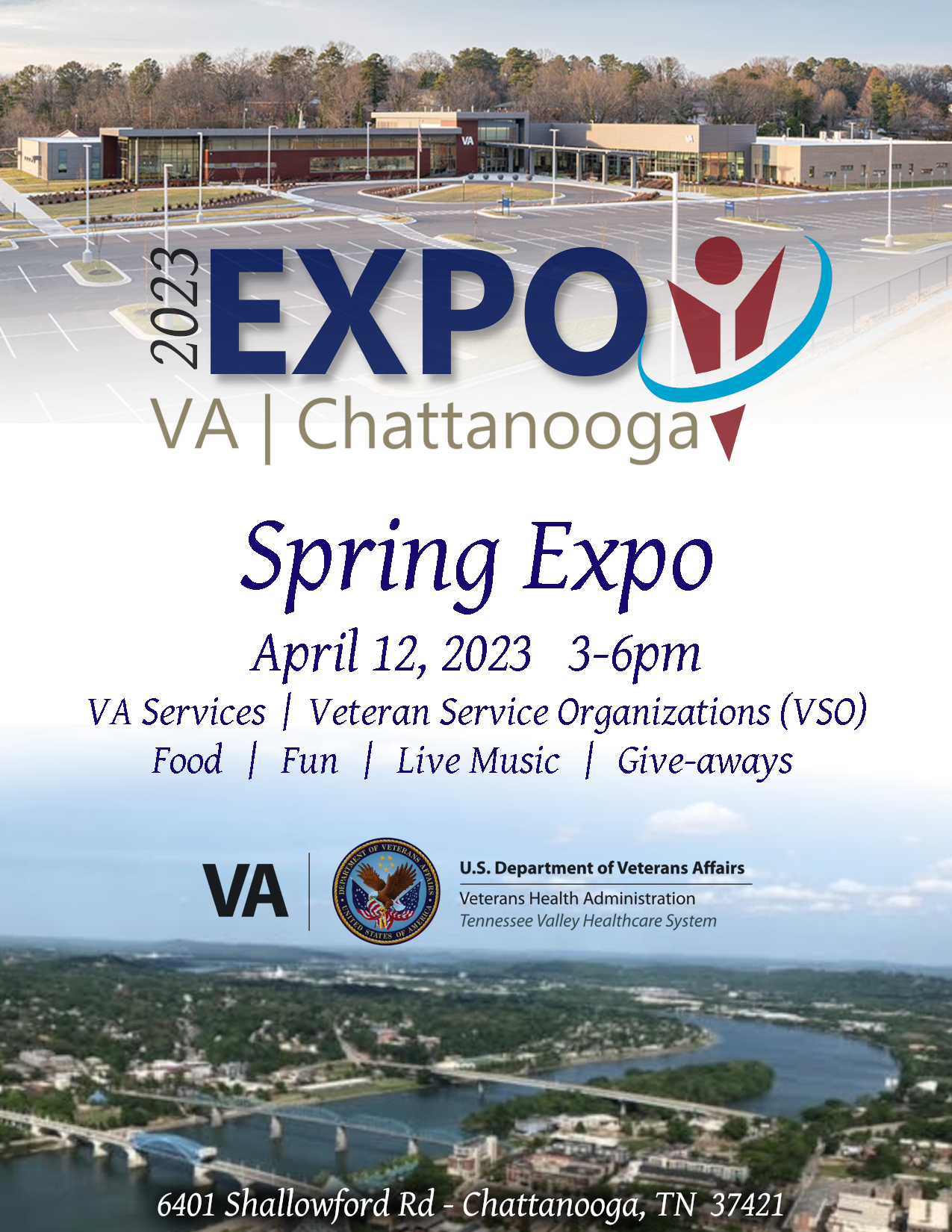 Chattanooga VA Spring Expo April 12 from 3 - 6 p.m. ET