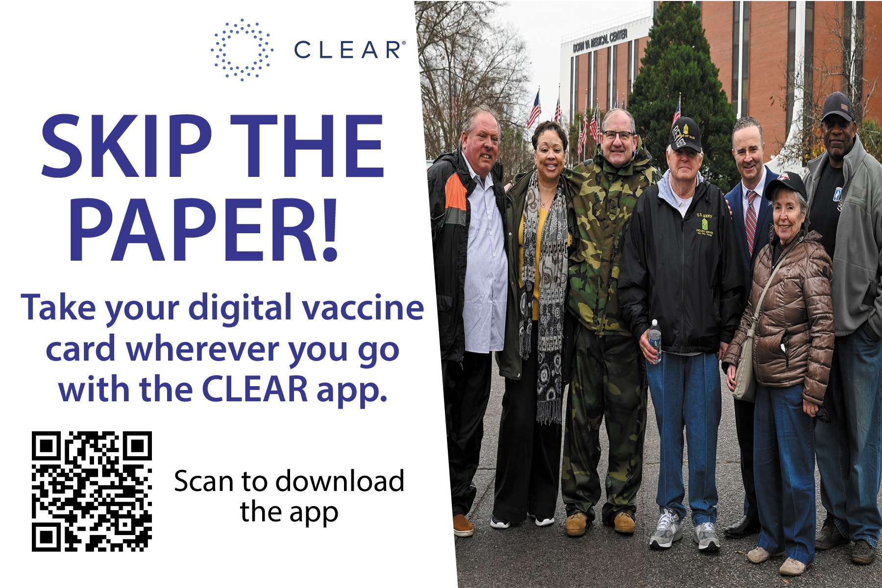 CLEAR Digital Vaccine Info Card