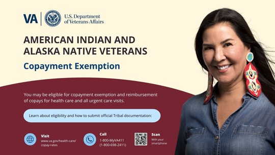 American Indian and Alaska Native Copayment Exemption flyer