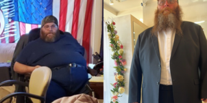 Before and after photo of Veteran