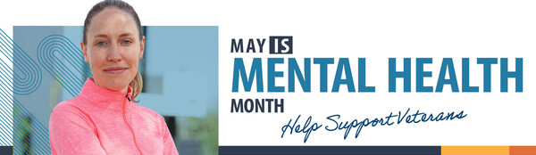 May Mentai Health Month promotion, Veteran with her arms crossed.