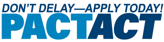 Don't Delay--Apply today! PACT ACT  