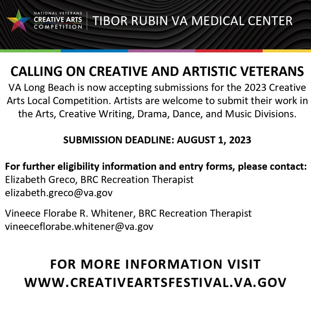 2023 Creative Arts Local Competition Flyer