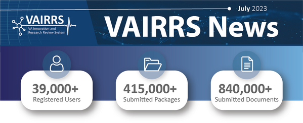 VAIRRS July Newsletter Banner