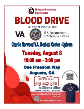 Blood Drive today at our uptown location