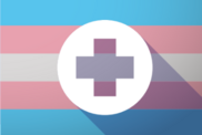 flag with medical symbol image