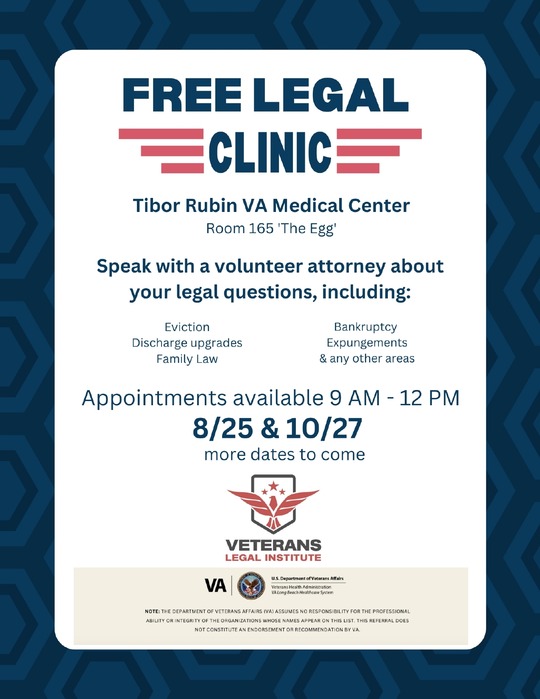 Veterans Legal Institute General Legal Clinic