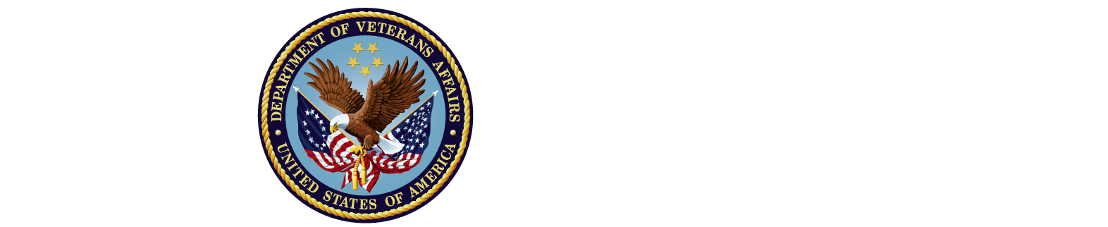 Fargo VA Health Care System White Logo