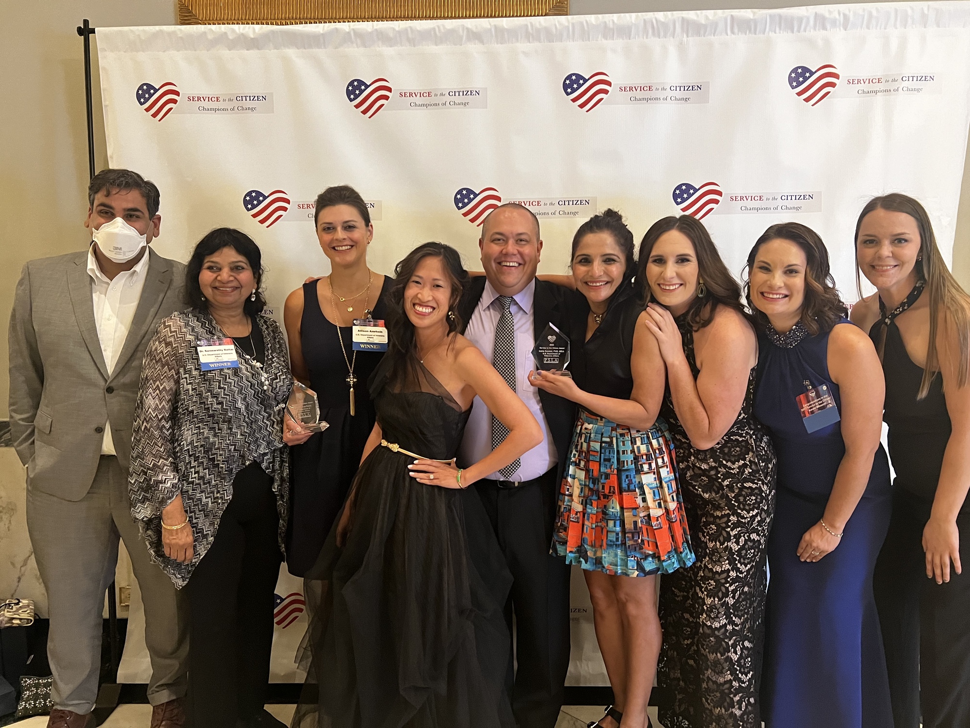 Awards Ceremony Winners at Service to the Citizen