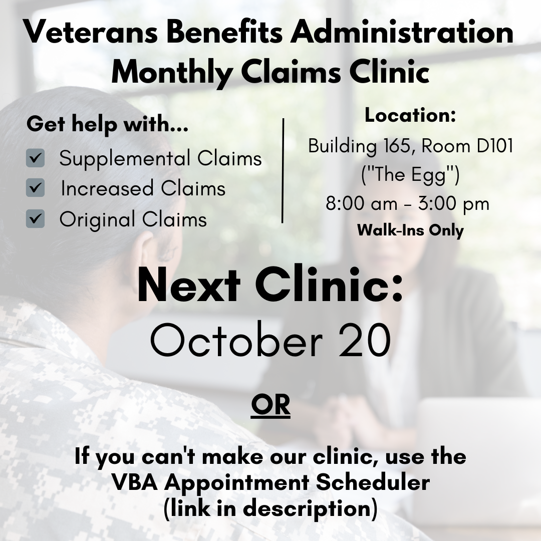 October VBA Claims Clinic