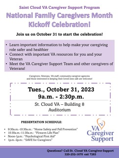 National Family Caregivers Month Kickoff Celebration Flyer