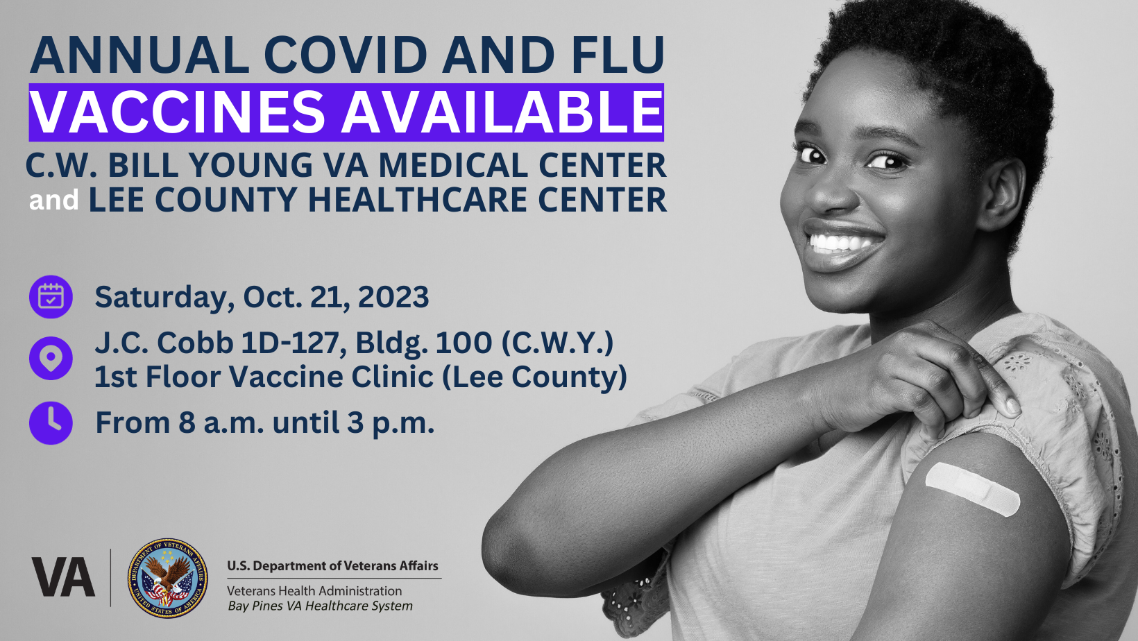 Bay Pines VA COVID and Flu Vaccination Event
