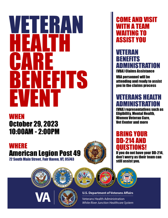 Event at Fair Haven, VT American Legion post 49