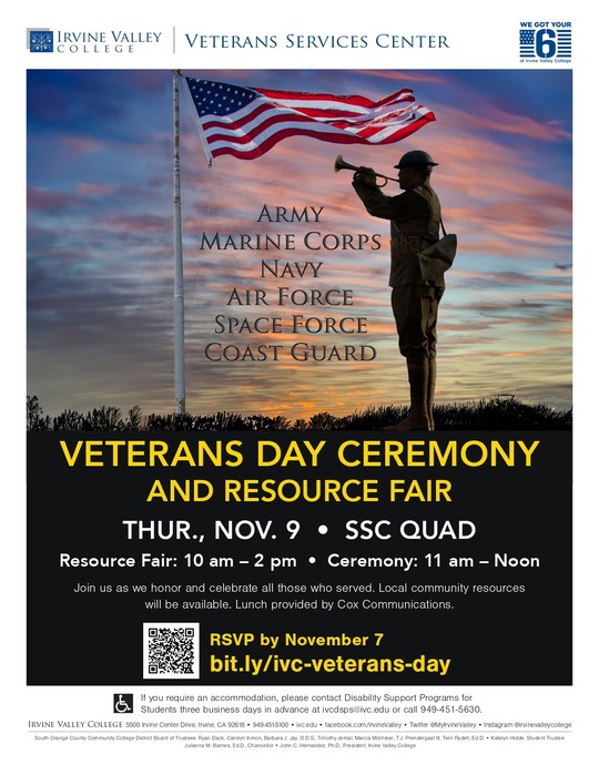 IVC Vets Day Flyer