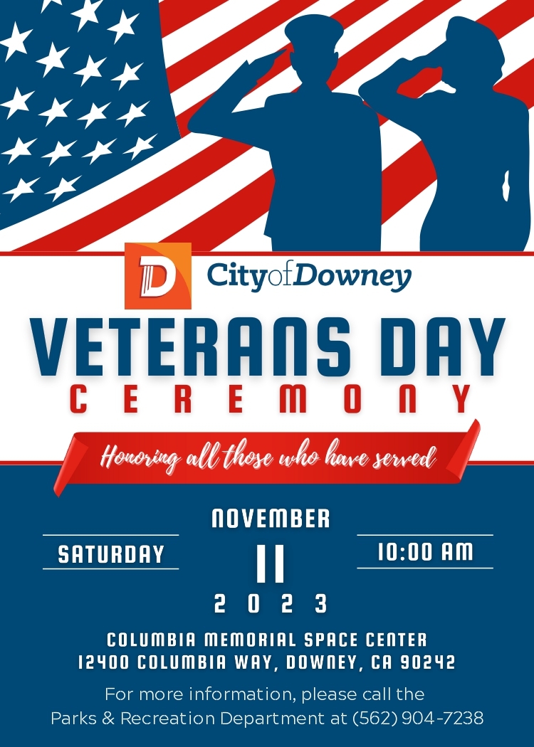 City of Downey Veterans Day Ceremony