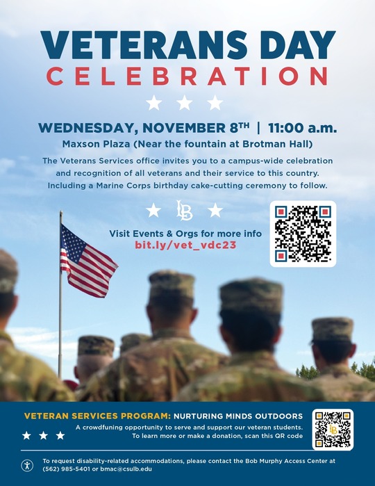 CSULB Veterans Day Celebration