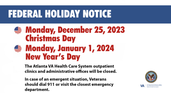 AVAHCS Holiday Closures