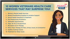 Graphic of women’s health care services
