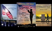 collage of Veterans Day posters