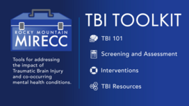Tools for addressing the impact of Traumatic Brain Injury and co-occuring mental health conditions