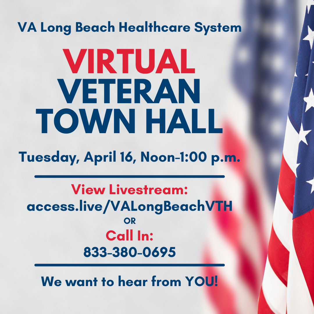 Virtual Veteran Town Hall Announcement