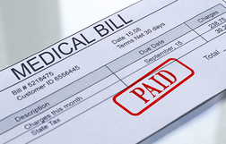 Medical bill image.
