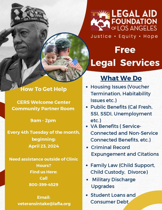 Legal Aid Foundation Flyer