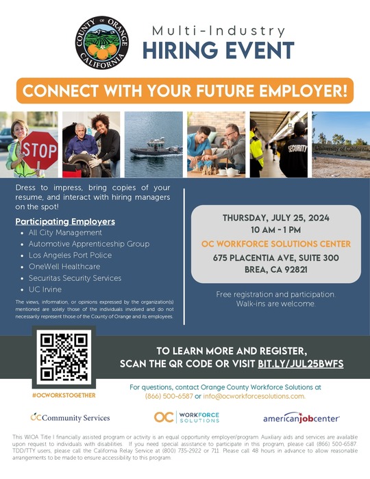 Multi-Industry Hiring Event