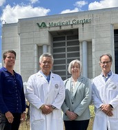 two women and two men doctors