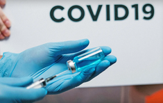 Covid vaccine extraction with syringe.