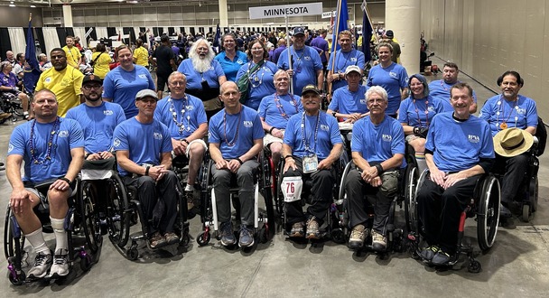 group of wheelchair Veterans