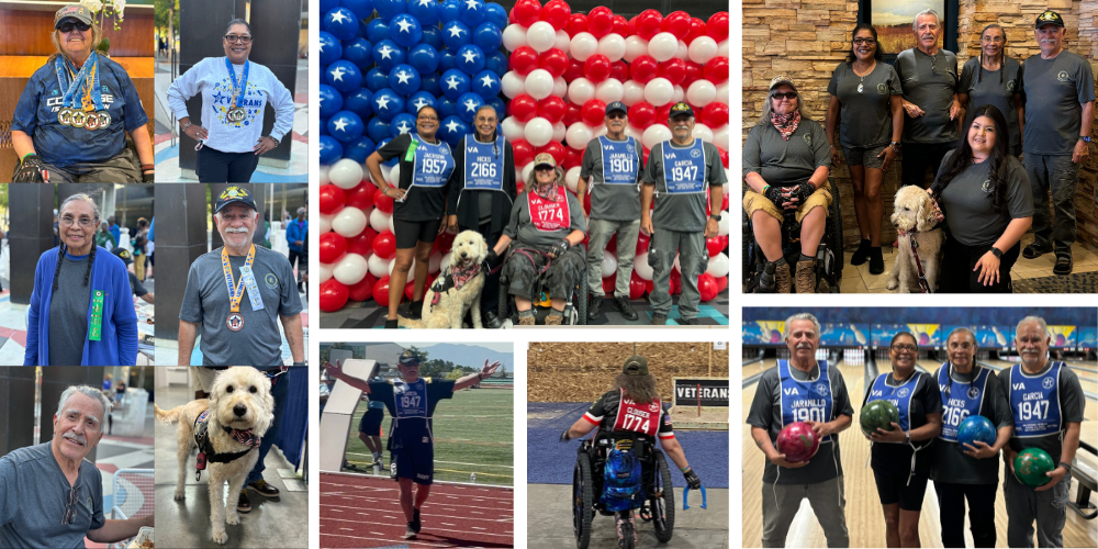 VA Long Beach Healthcare System participants in the 38th National Veteran Golden Age Games