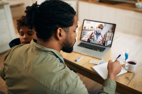 Man at computer