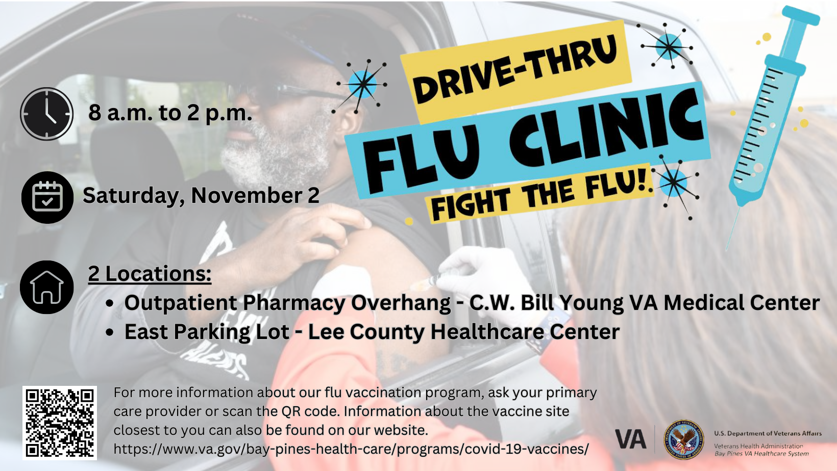 Drive-thru Flu vaccine event Drive thru flu clinic
