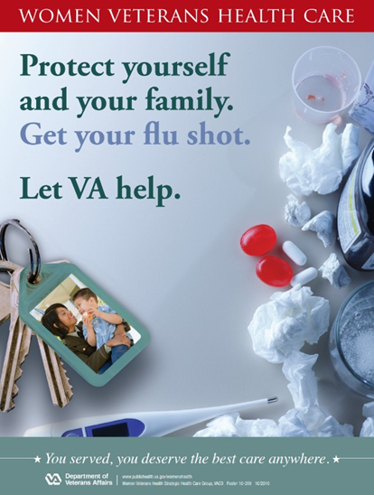 Flu shot flyer.