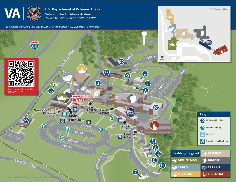 Interactive Map QR code page