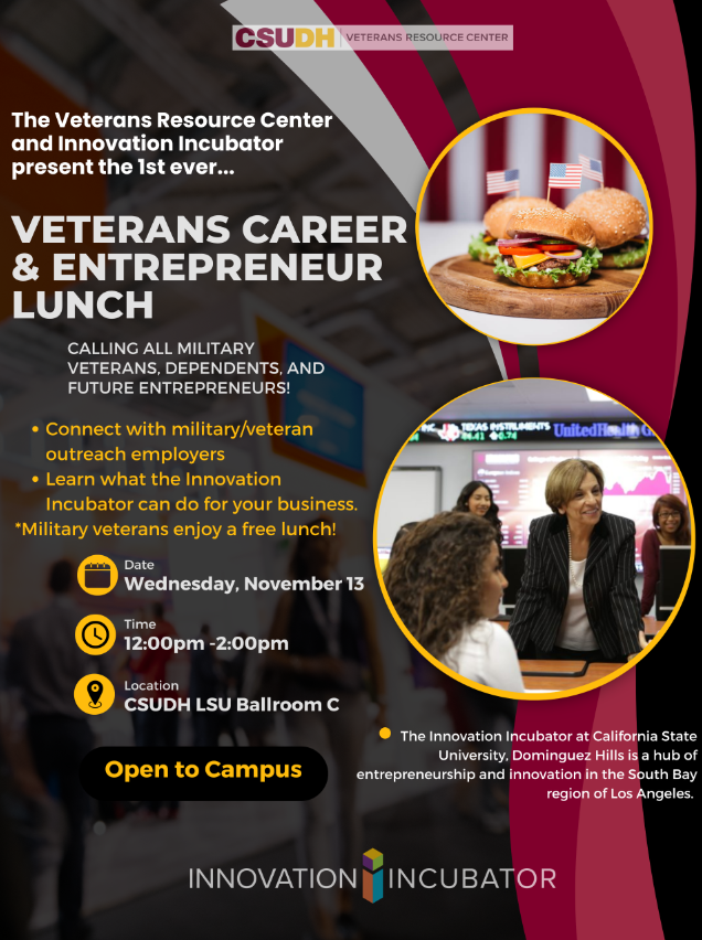 California State University, Dominguez Hills Veteran Career and Entrepreneur Lunch