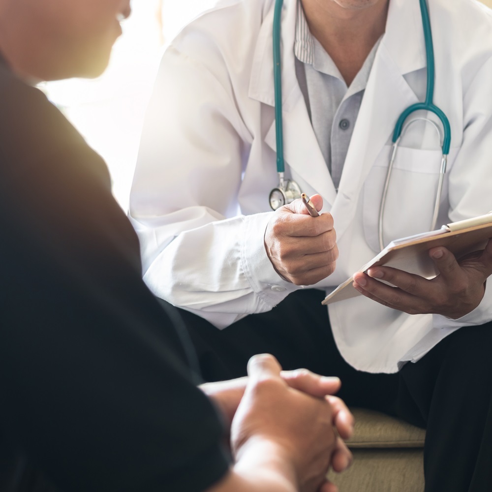 Doctor consulting with a patient