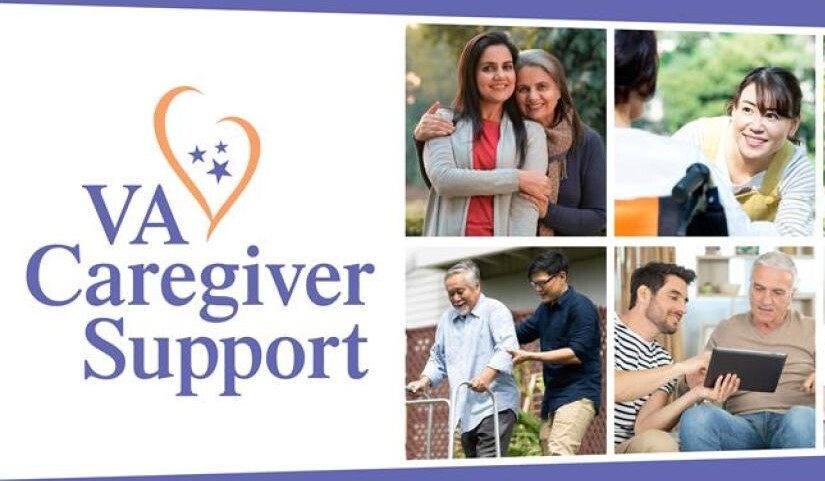 photos of caregivers and Veterans