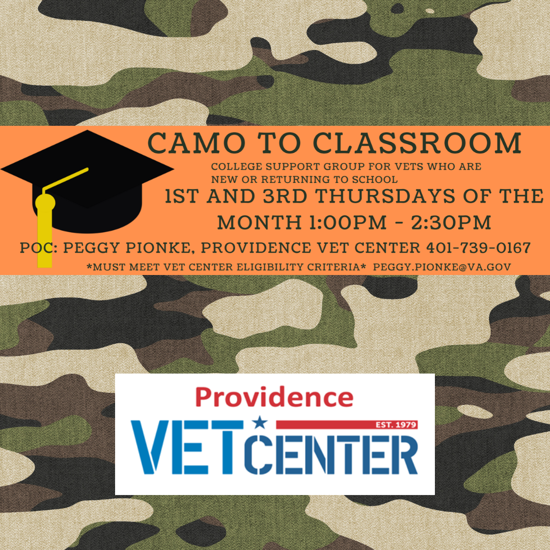 Providence Vet Center's Camo to Classroom Group
