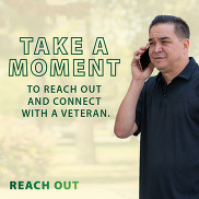 Take a moment to reach out and connect with a Veteran.