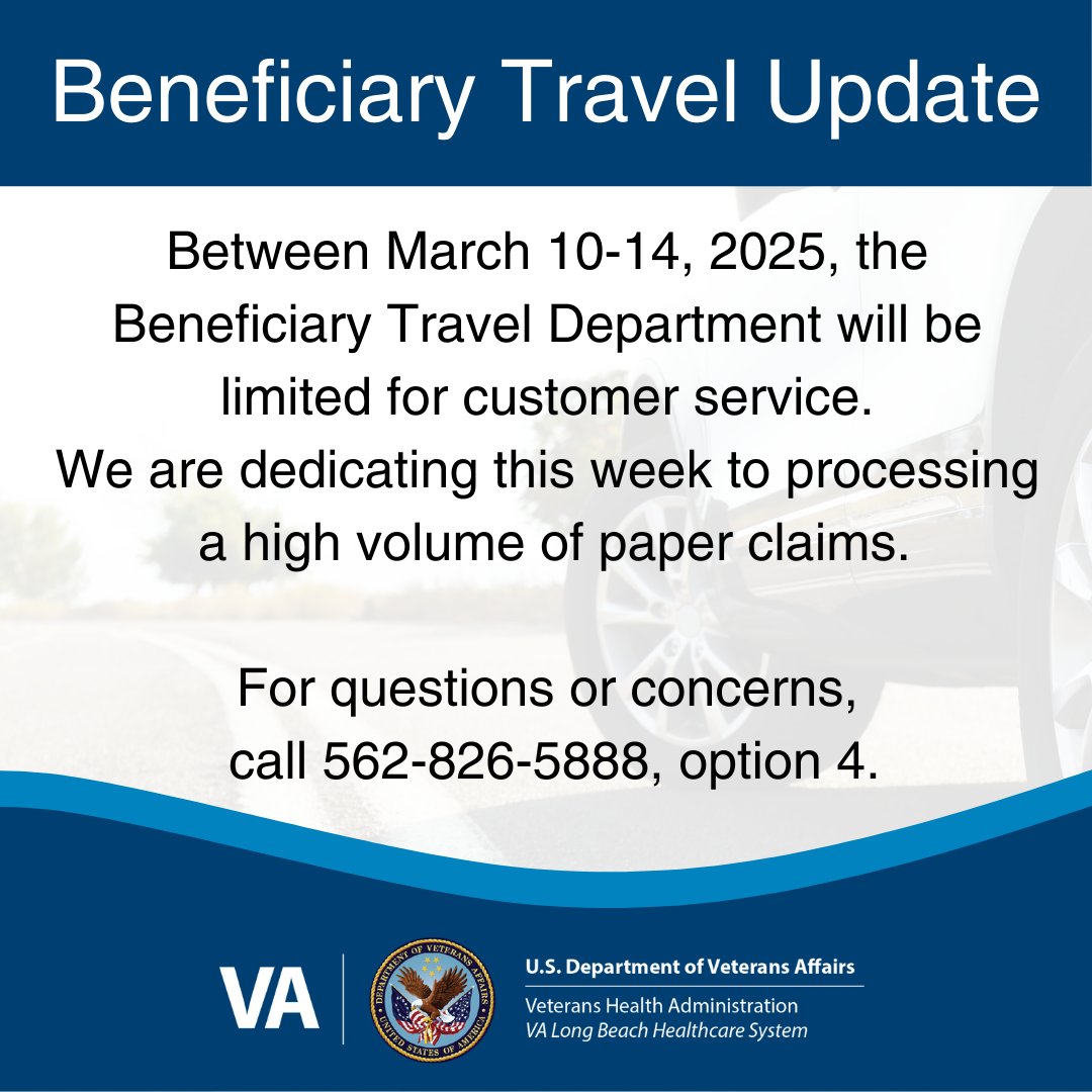 Beneficiary Travel update