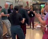 person walking with nurse