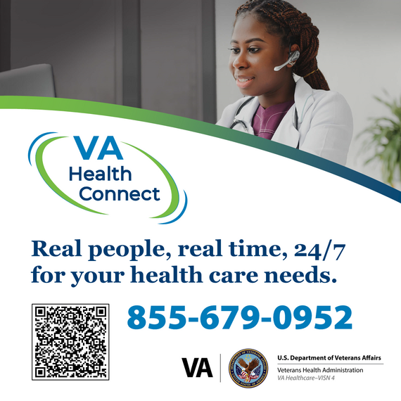 VA Health Connect VISN 4 QR code