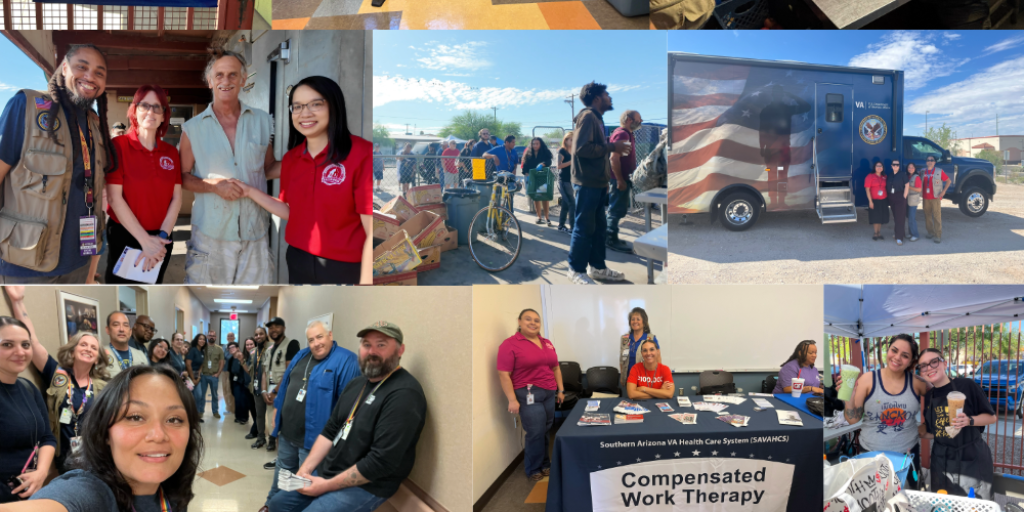 Pictures of the Tucson VA Homeless Surge event