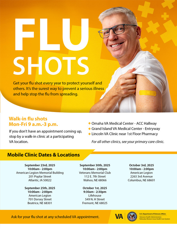 Flu vaccine flyer