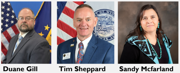 Speakers will be Duane Gill, Tim Sheppard and Sandy Mcfarland.