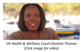 VA Health and Wellness Coach Keashia Thomas.