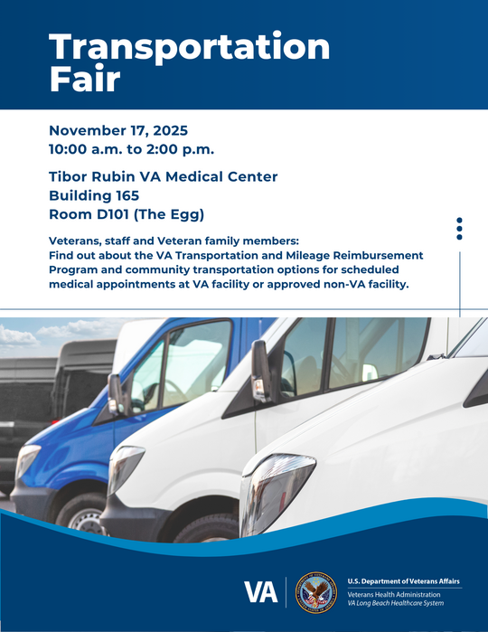 Info flyer with white vans